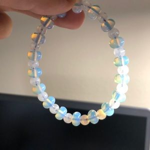Opalite and moonstone bracelet